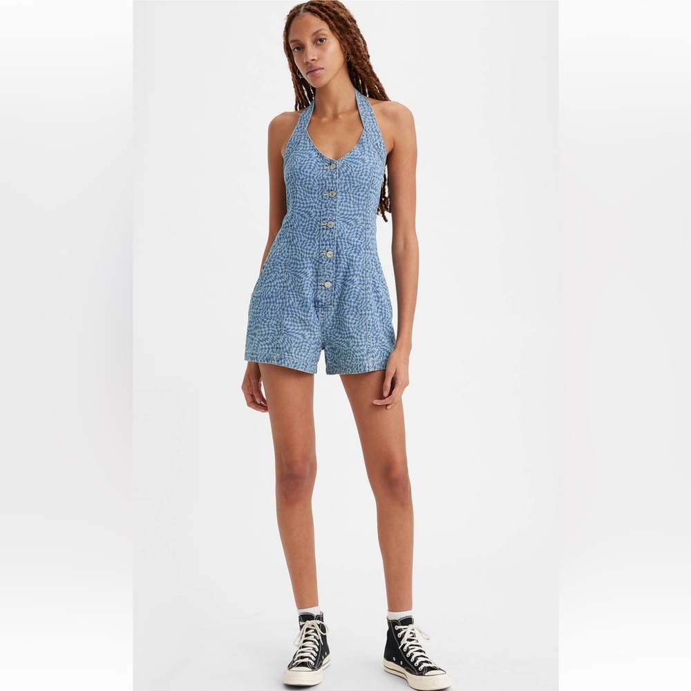 LEVI’S FARIS DENIM ROMPER